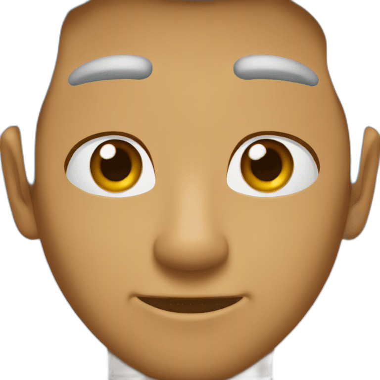 Castaño ojos marrones emoji