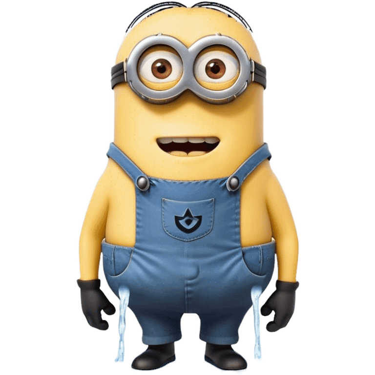 minion from despicable me peeing emoji