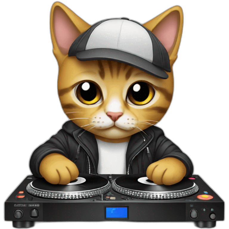 Dj kitten emoji