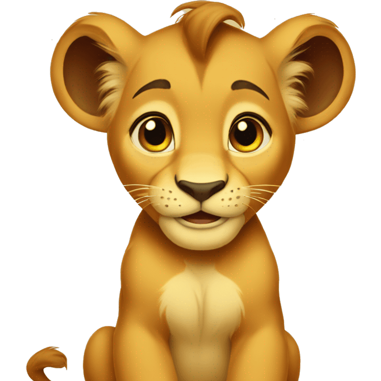 Baby simba emoji