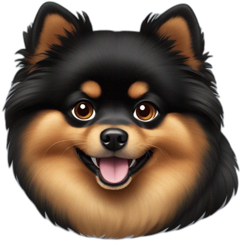 black-and-tan-pomeranian emoji