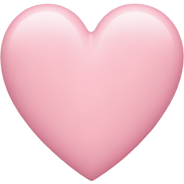 pastel pink heart emoji