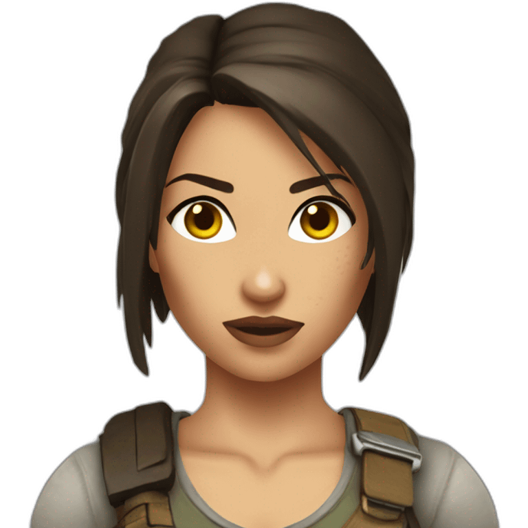 Lara croft emoji