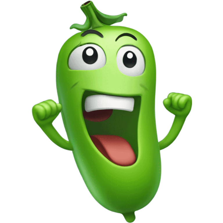 Pea singing karaoke  emoji