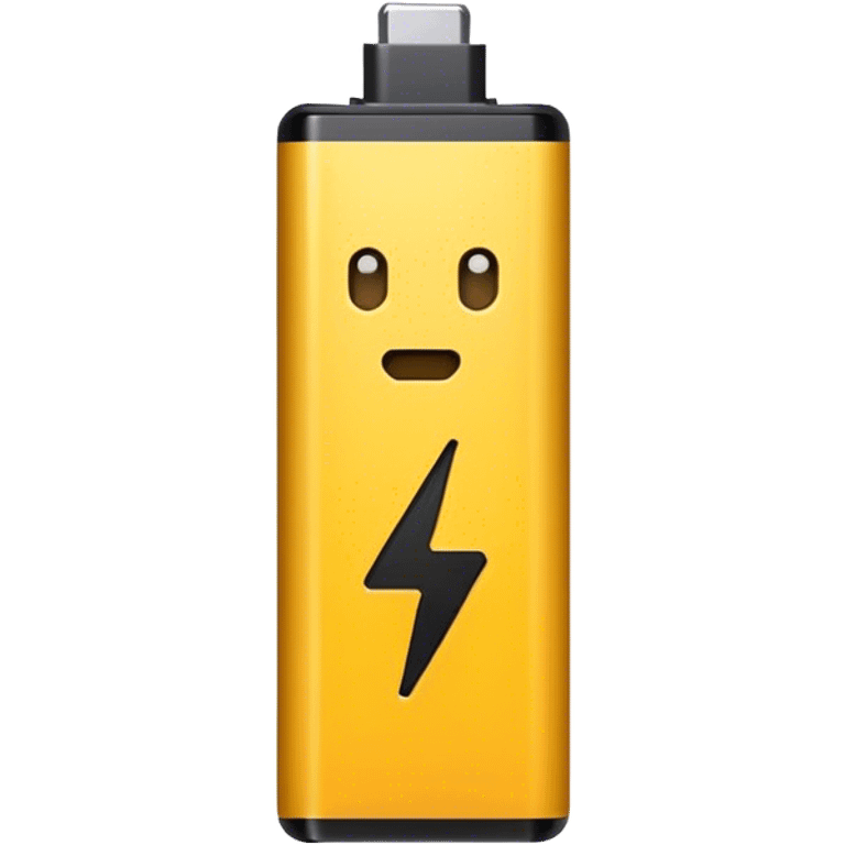 almost discharged battery emoji