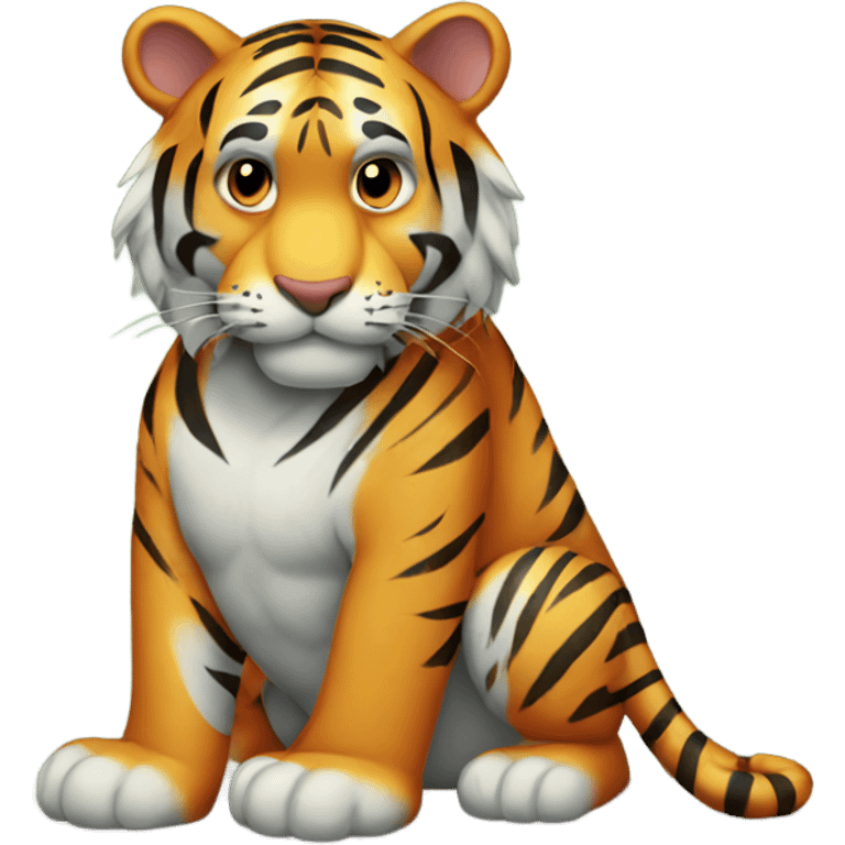 Lonely tiger emoji