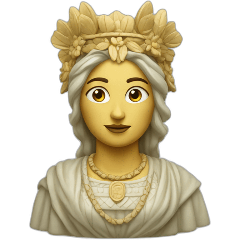 Estatua lady of Elche emoji