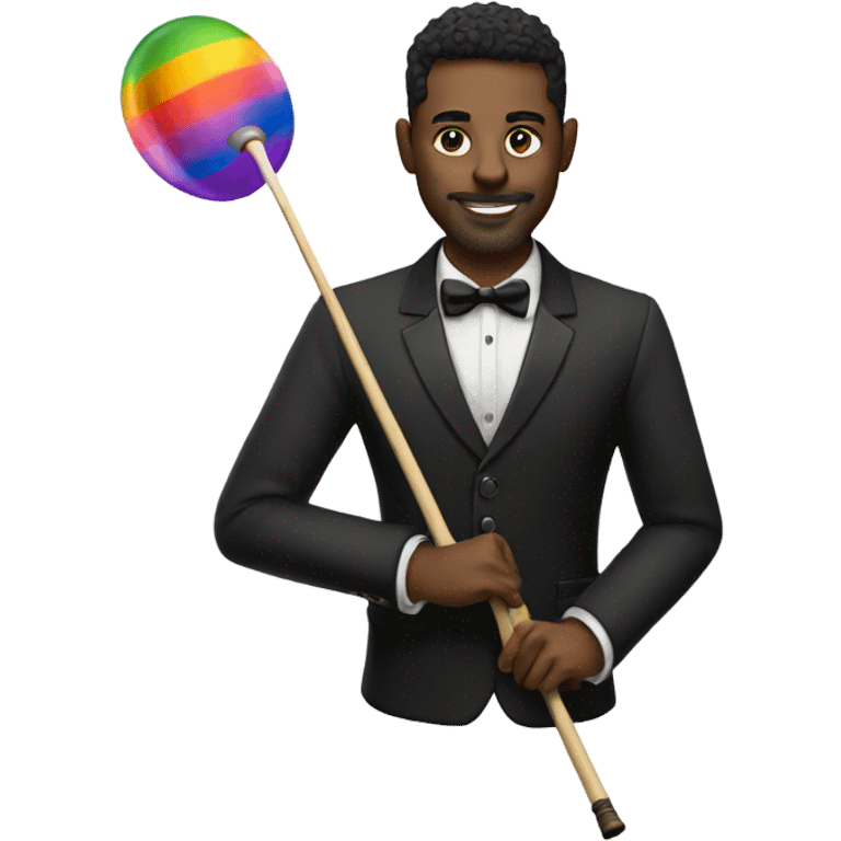 gay snooker player emoji