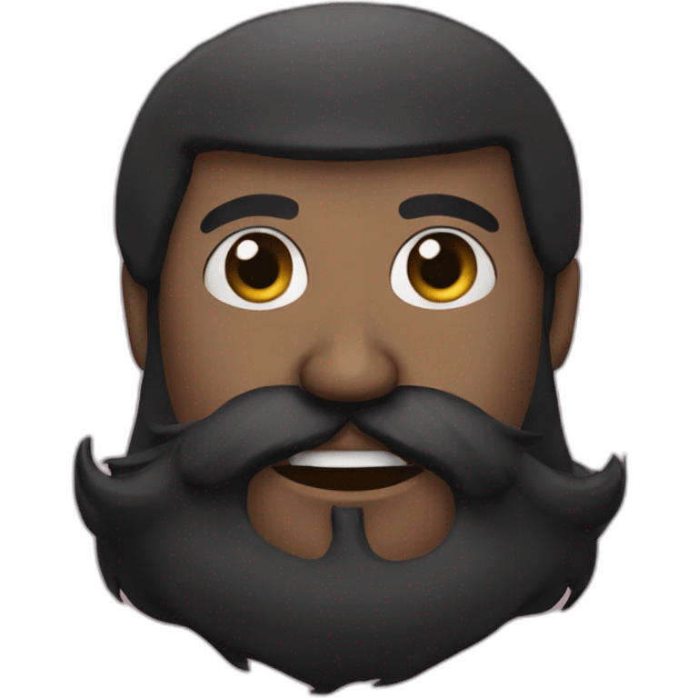 shamil' with big black beard emoji