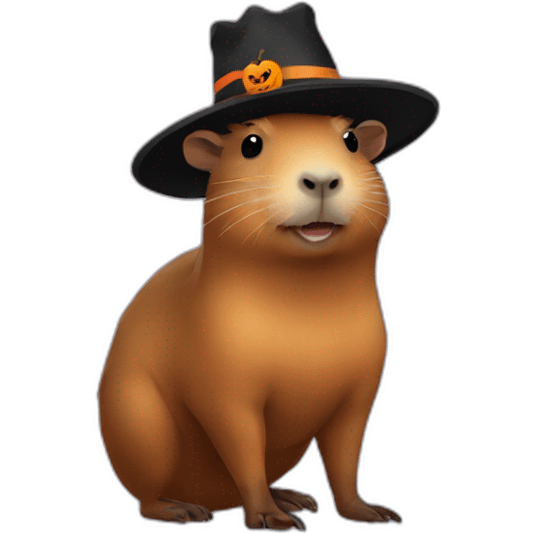 capybara halloween emoji