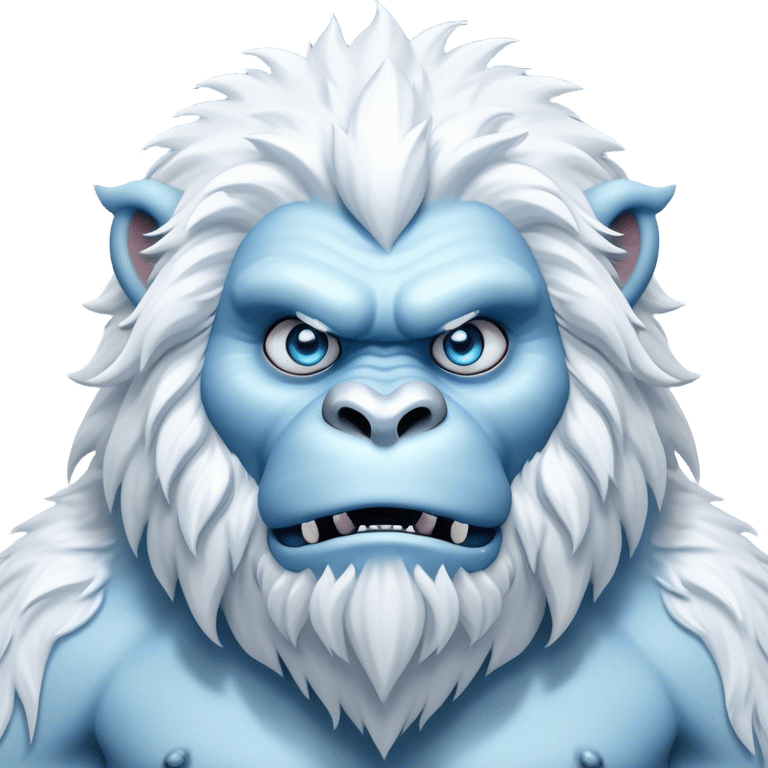 Cinematic Realistic WoW Yeti Portrait, head tilted epicly and inquisitively, showcasing a primal blend of raw might and mystical allure. His thick, shaggy fur in icy whites and pale blues and piercing ice-blue eyes are rendered in meticulous detail under dynamic, frosty lighting, high shine, epic and awe-inspiring, embodying the mystique of the frozen wilderness. emoji