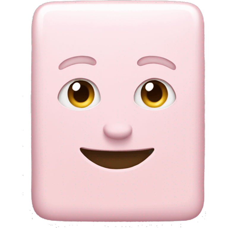 Light pink iPad  emoji