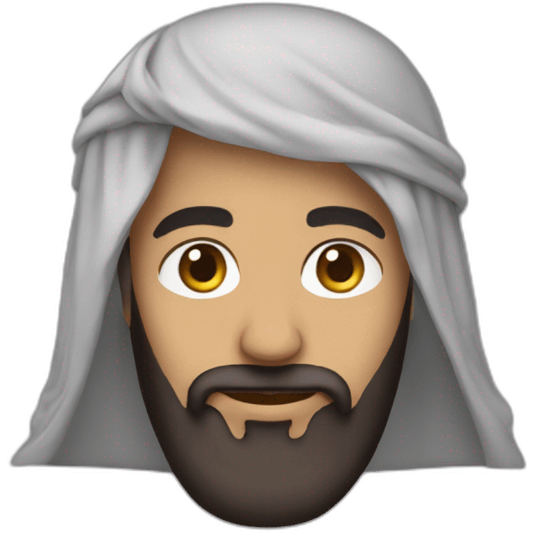 Chat sur un arabe emoji