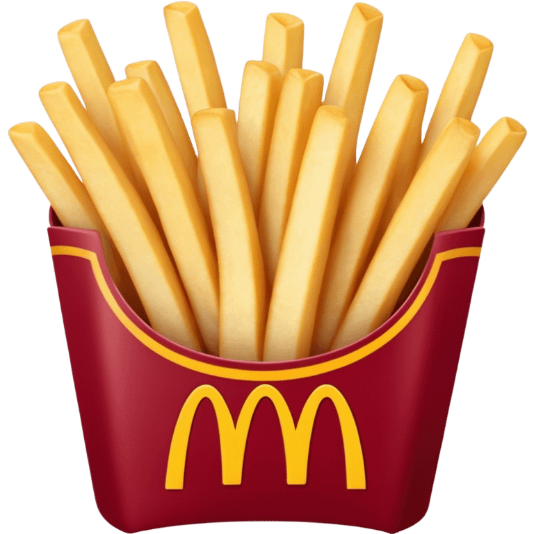 Burgundy mcdonalds french fries emoji