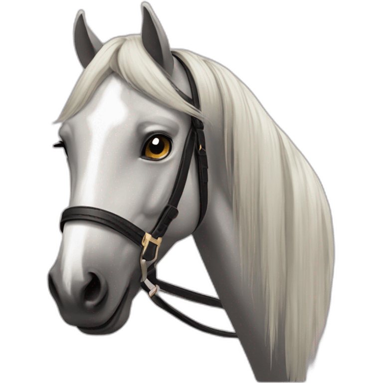 fashionable horse emoji