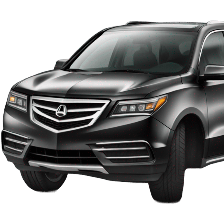 Acura mdx black color emoji