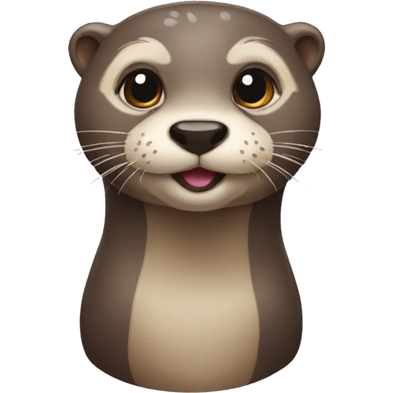 smart otter emoji