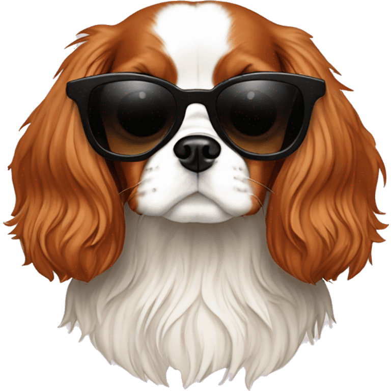 cavalier king charles spaniel sunglasses emoji