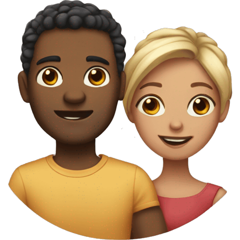 Cute couple emoji