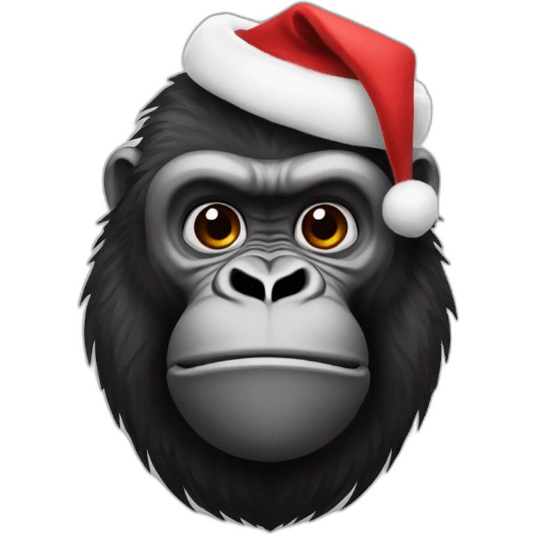 Gorilla santa emoji