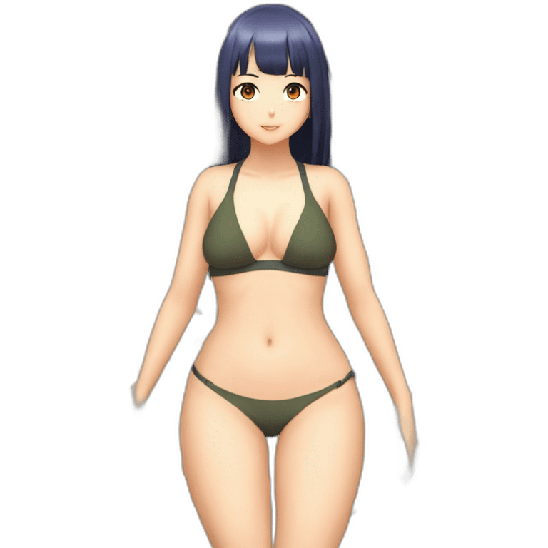 hinata hyuga full body pawg micro bikini back focus emoji