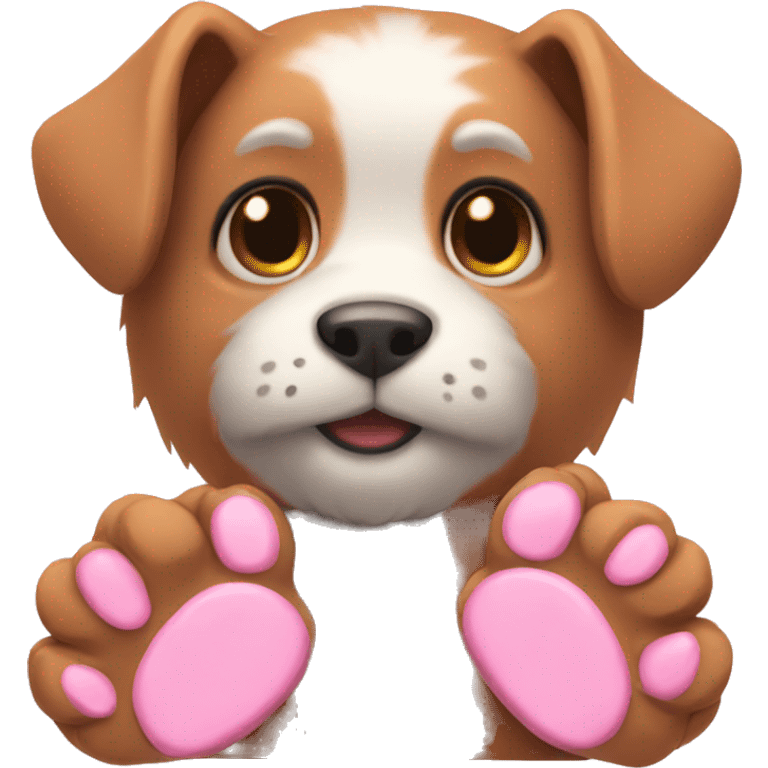 Pink paws emoji