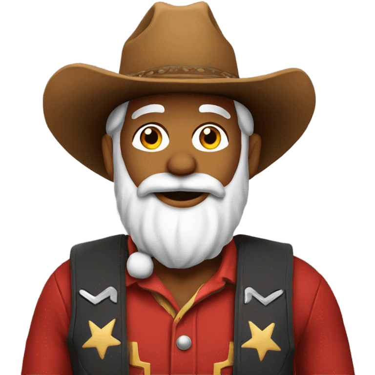 Cowboy Santa  emoji