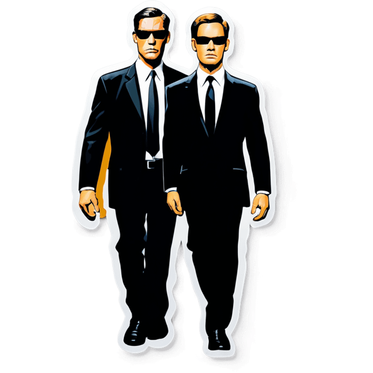 Men in black emoji