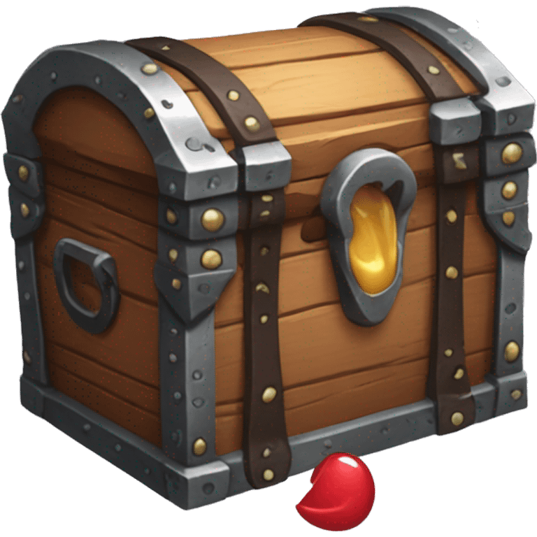 mimic chest with tongue, dungeons and dragons emoji