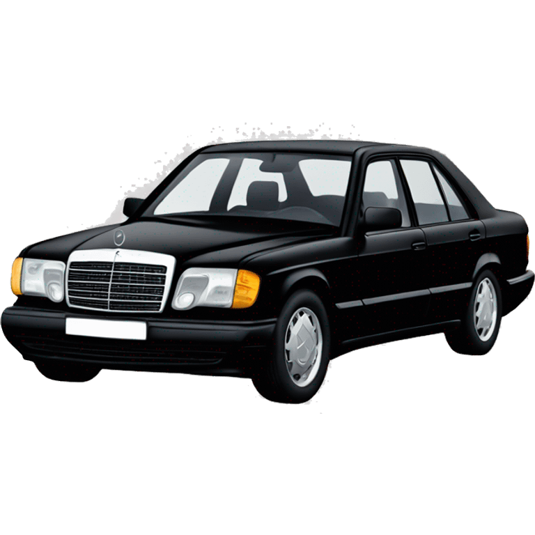 mercedes w124 Black  emoji