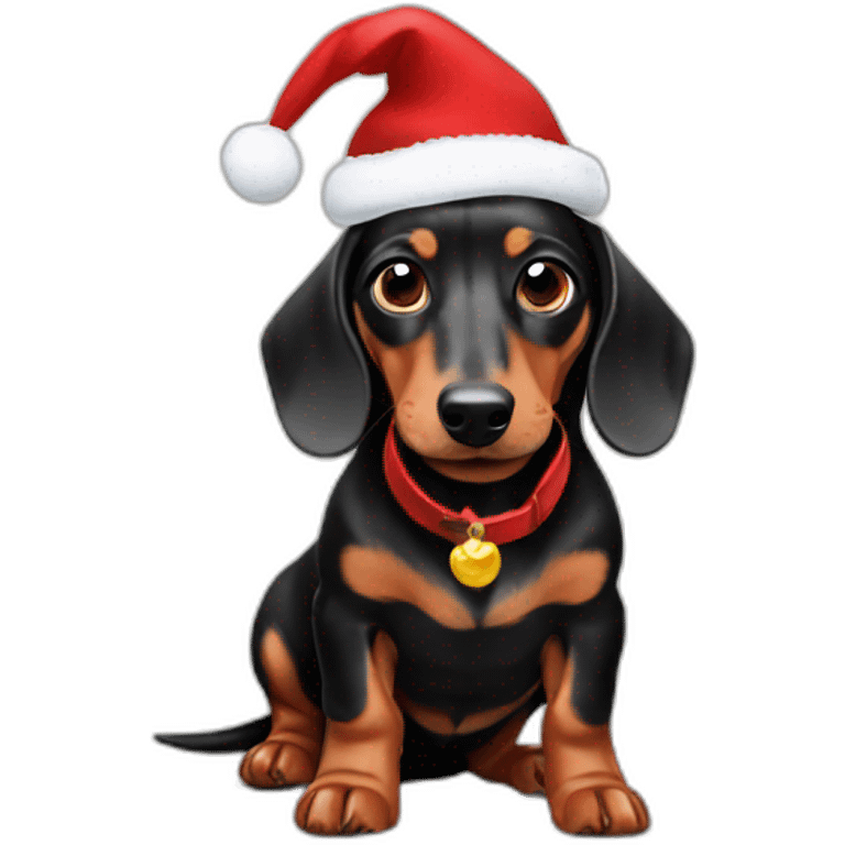 christmas-dachshund emoji