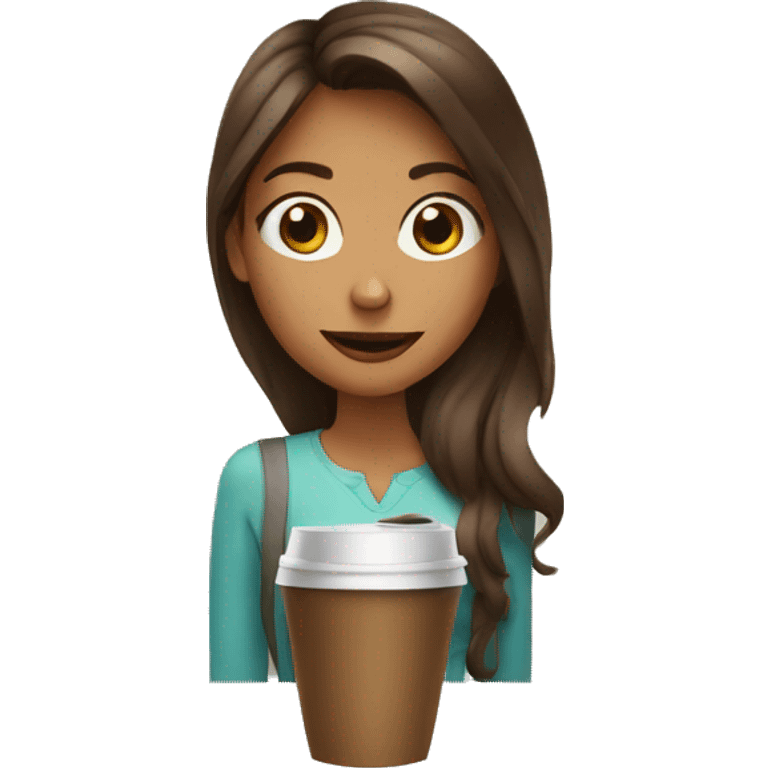 Coffee girl emoji