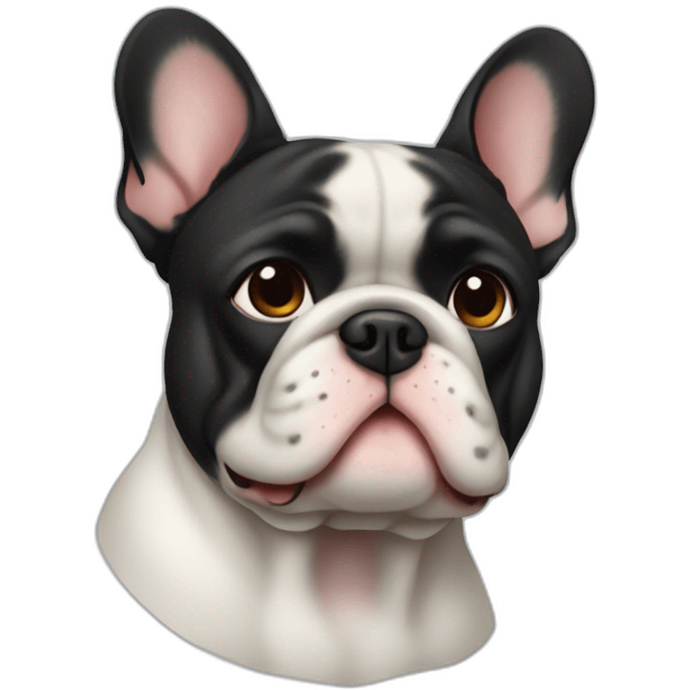 bouledogue français black emoji