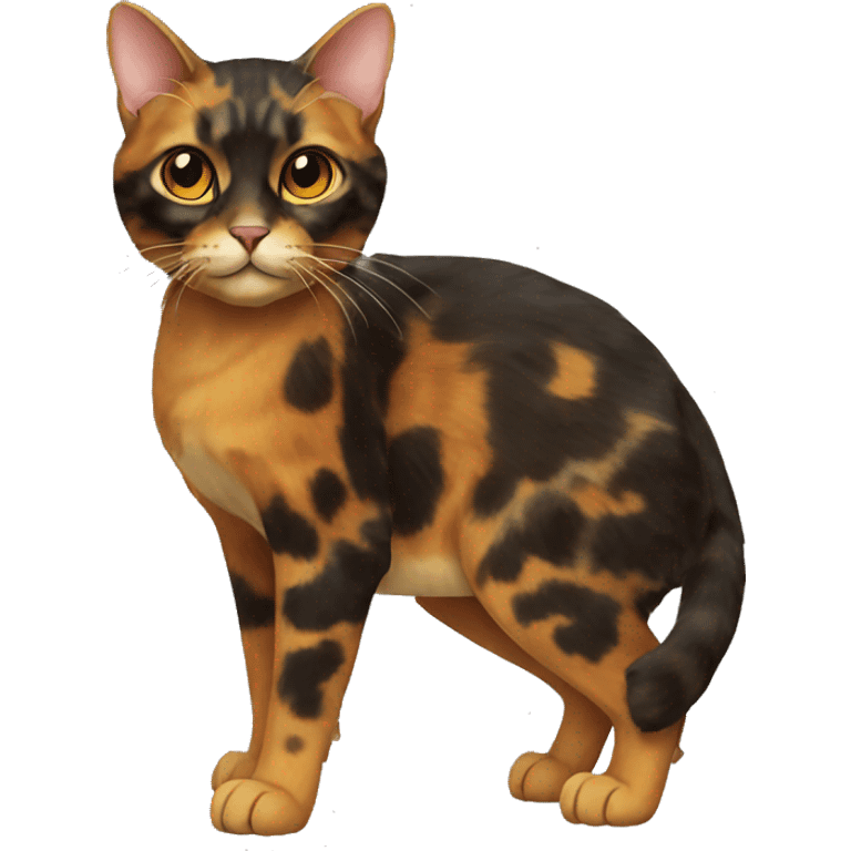 Tortoiseshell Cat Breed Full Body emoji