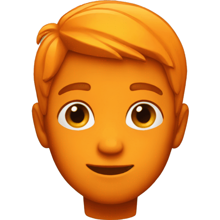 Orange boy emoji