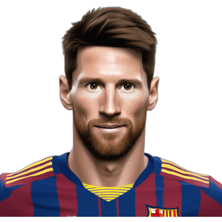 Messi sur les épaules de Ronaldo emoji