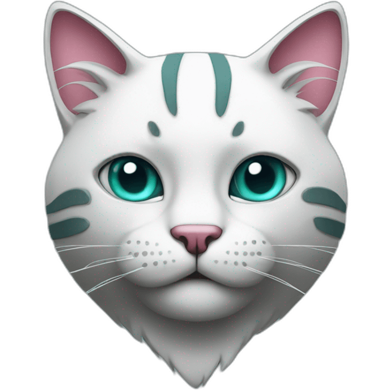 Cyber cat emoji