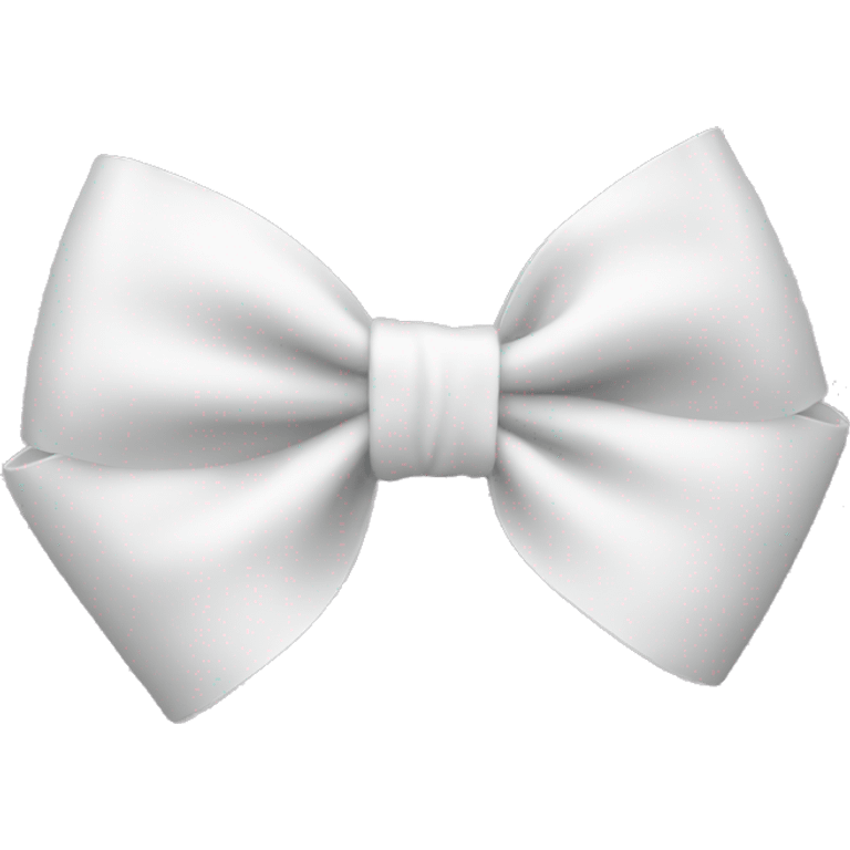 White bow emoji