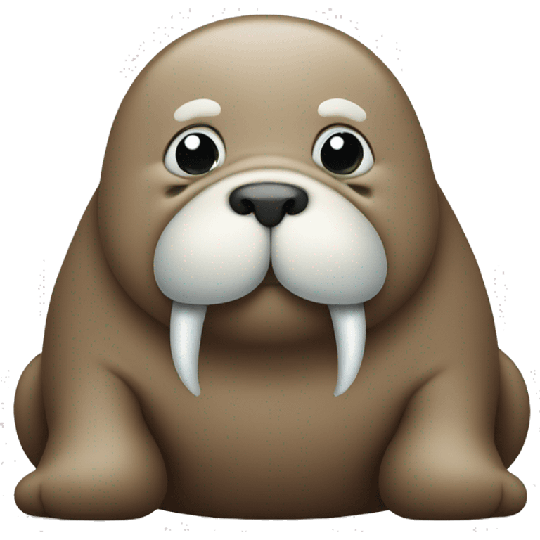 Cute walrus emoji