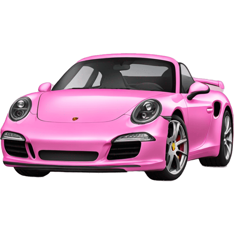 Pink porche  emoji