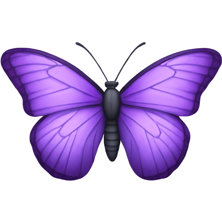 Purple butterfly  emoji