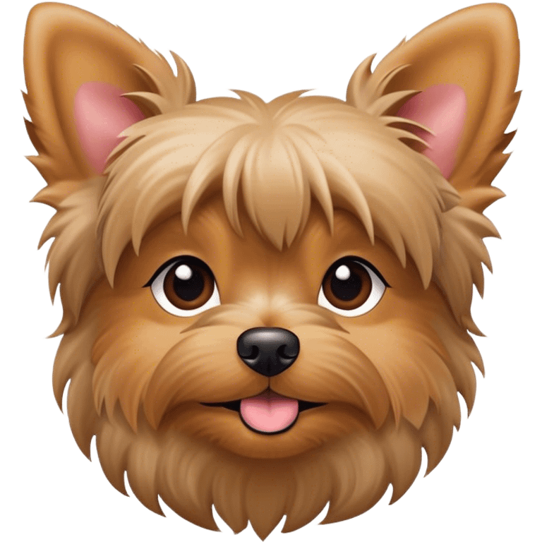 cute yorkie dog emoji