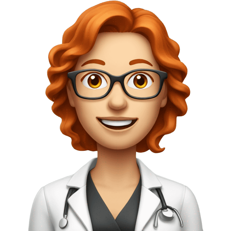 red hair woman nutritionist with glasses wishing money emoji