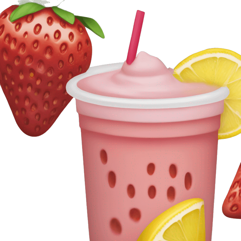 venti strawberry lemonade açaí refresher  emoji