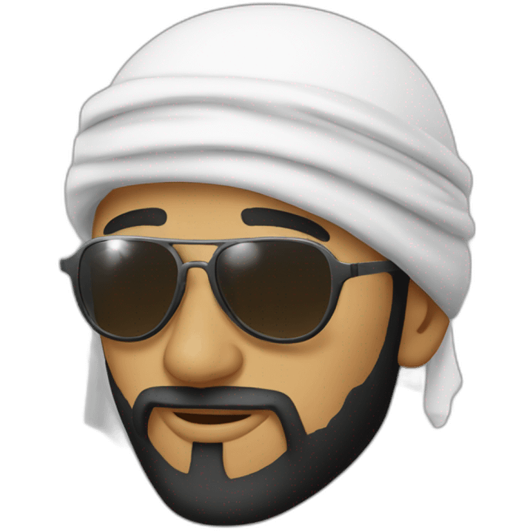 Onepiece muslim sunglasses emoji