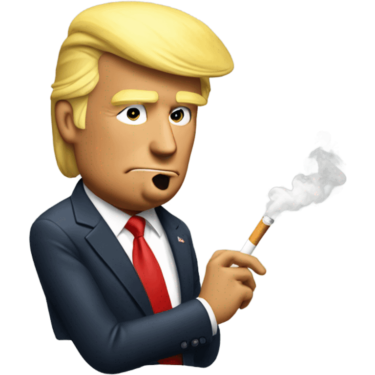 Donald Trump smoking  emoji