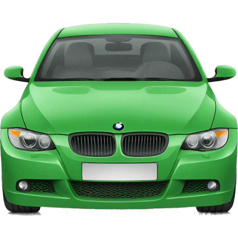 BMW e90 green emoji