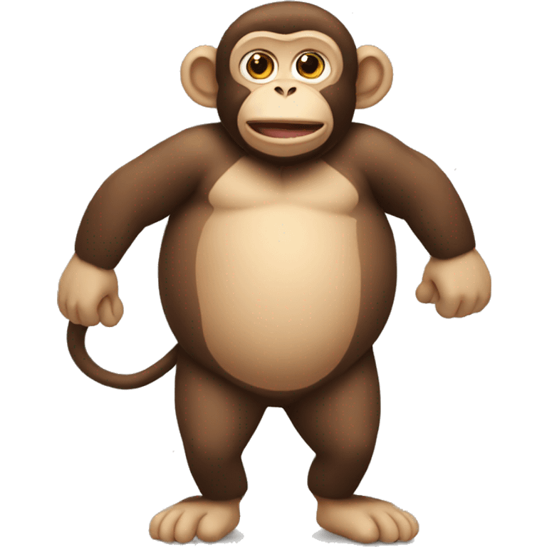 Monkey with big butt emoji