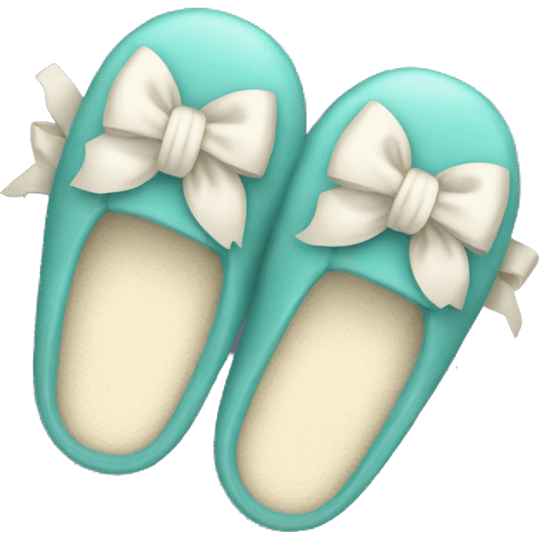 Slippers with a bow emoji