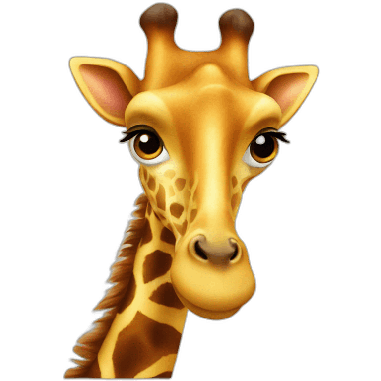 Giraffe bretzel emoji